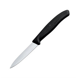 Couteau d'office pointu Victorinox 8cm noir 