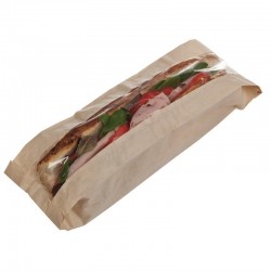 Sachet sandwich baguette en papier recyclable (x1000)