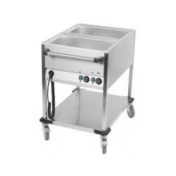 RM Gastro - Chariot bain-marie "Mobile" 2 GN 1/1