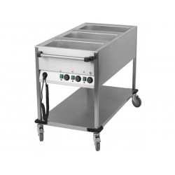RM Gastro - Chariot bain-marie "Mobile" 3 GN 1/1