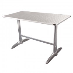 Bolero - Table rectangulaire à deux pieds
