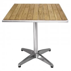 Nisbets - Table carrée en frêne 600 mm Bolero