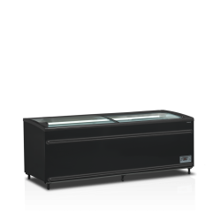 Réfrigérateur / congélateur de supermarché noir - SFI210B-CF VS - Tefcold 