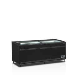 Réfrigérateur / congélateur de supermarché noir - SFI185B-CF VS - Tefcold 