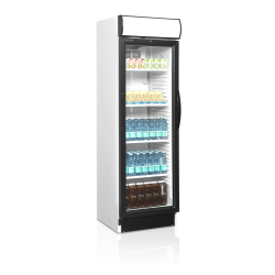 Réfrigérateur à boissons, charnières côté gauche - CEV425CP 2 LED L/H - Tefcold 