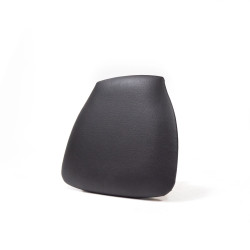 Galette de chaise en cuir synthétique Noir pour chaise Napoleon/Tiffany, 38,5x40x2,5cm (BxTxH), 50400CB 
