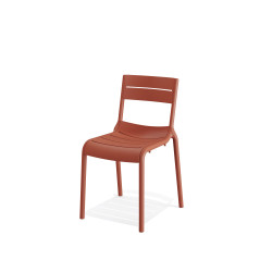Calor Chaise de terrasse - Terracotta 