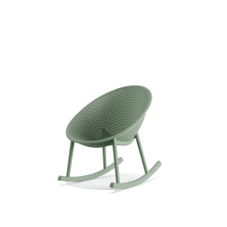 Qosy Chaise à bascule outdoor - Vert 
