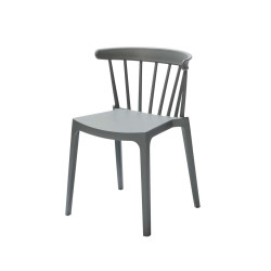 Windson chaise empilable Vert, Polypropylène, 54x53x75cm (BxTxH), 50903 