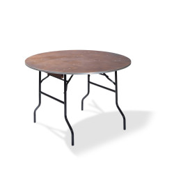 Table de banquet pliable en bois ronde Ø  152 cm, 20152 