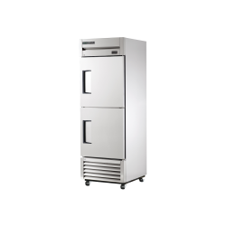 Réfrigérateur vertical pour la restauration, 2 demi-portes battantes pleines 
