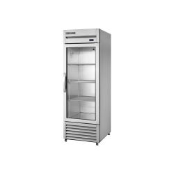 Réfrigérateur vertical pour la restauration, 1 porte battante vitrée 