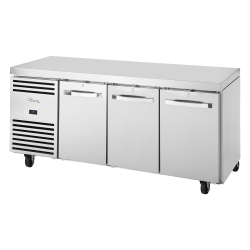 Réfrigérateur comptoir bas GN 1/1, 3 sections 