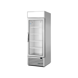 Réfrigérateur vertical pour libre service, 1 porte battante vitrée 