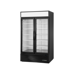 Réfrigérateur vertical pour libre service, 2 portes battantes vitrées 