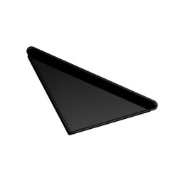 Plat Grand Triangle Plexiglass Noir P.50 -  