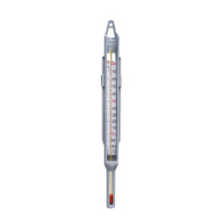 Thermometre Confiseur En Gaine Grise - +80/+200°C, Sous Blister 