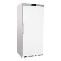 Armoire Refrigeree Blanche, +2/+8°C, Gaz R600A - Avec 3+1 Clayettes, Fermeture A Cle, 600L 