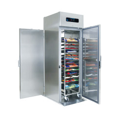 Armoire Refrigeree Inox 304, Traversante -2/+8°C, - 1 Porte Traversante, Echelle Gn2/1 Ou 600X400Mm 