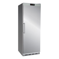 Armoire Refrigeree Ext. Inox, +2/+8°C, Gaz R600A - Int.Abs Avec 3+1 Clayettes, Fermeture A Cle 