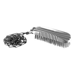 Brosse A Ongles Blanche Avec Chaine Inox -  