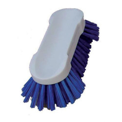 Brosse Tonneau Papillon 245 Mm Fibre Polyester - Couleur Bleue, Support Polypropylene Blanc 
