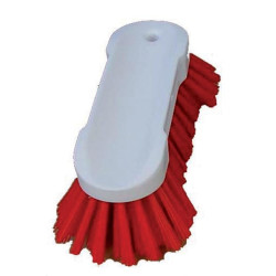 Brosse Tonneau Papillon 245 Mm Fibre Polyester - Couleur Rouge, Support Polypropylene Blanc 