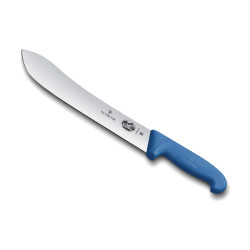 Couteau Boucher Victorinox Manche Bleu Surmoule -  