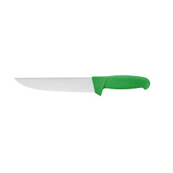 Couteau De Boucher Manche Surmoule Vert - Lame L-200 Mm 