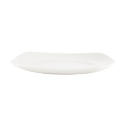 Assiettes blanches Churchill Plain Whiteware X squared 215mm (lot de 12) 