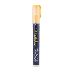 Marqueur craie waterproof Securit (verre+ ardoise) pointe 2-6mm jaune 