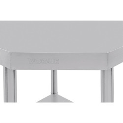 Table d'angle inox Vogue 600mm 