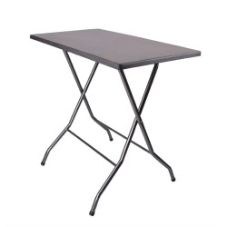 Table pliable rectangulaire Sevelit Pizarra 115x70x110 cm 