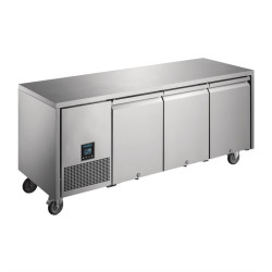 Table réfrigérée négative 3 portes Polar Serie U Premium 420L 
