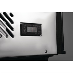 Vitrine réfrigérée de comptoir noire Polar Série G 120L 