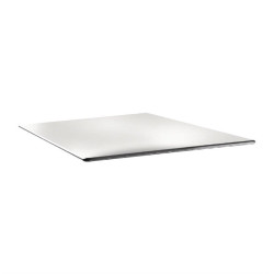Plateau de table carré Topalit Smartline blanc pur 