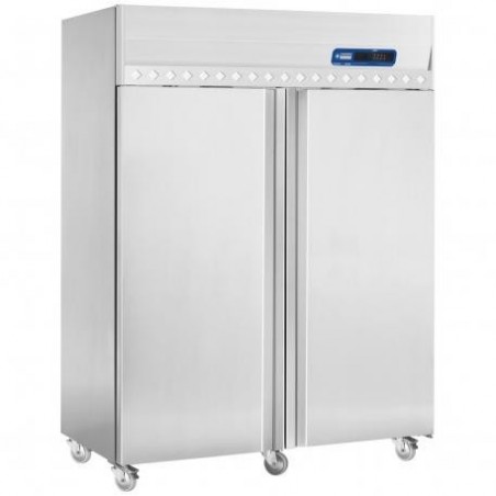 Diamond - Armoire frigorifique ventilée 1400 Lit. 2 portes GN 2/1, sur roues