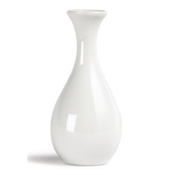 Vases bouteilles blancs 125mm Olympia (Lot de 12) 