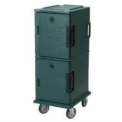 Chariot isotherme Cambro Ultra Camcart UPC800 granite vert 