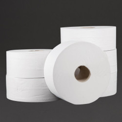 Rouleaux papier toilette Jantex Jumbo (lot de 6) 