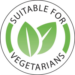 Etiquettes plats végétariens Hygiplas (Lot de 1000) 