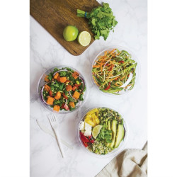 Bols salade PLA compostables série 185 Vegware 