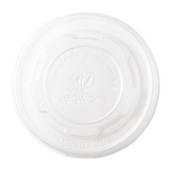Couvercles plats compostables Vegware 230 ml (x1000) 