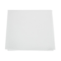Serviettes snacking en papier blanches 330 x 330mm (Lot de 5000) 