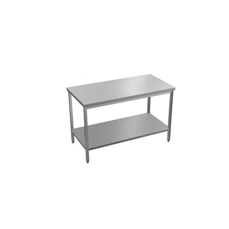 Table inox centrale de 1600 x 800 mm - Sofinor