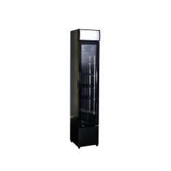 Réfrigérateur à boisson avec porte en verre Noir - Combisteel