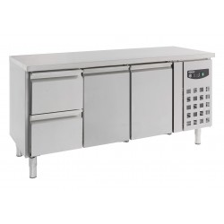 Table réfrigérée avec porte et tiroirs 282Ltr - Combisteel
