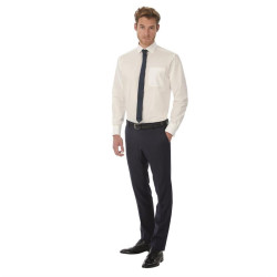 Chemises homme blanches B&C Heritage LSL 